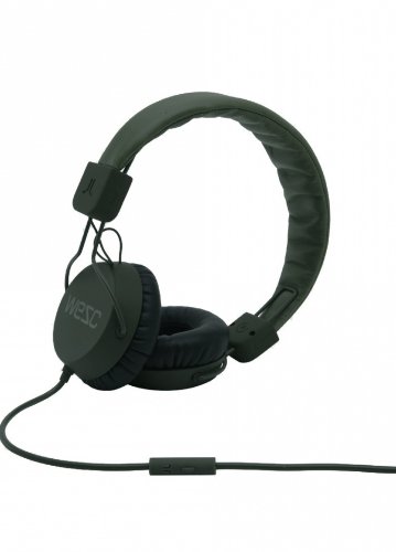 WESC 0007191579 Piston Street Headphones with Mic, Kombu Green