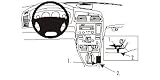 CPH-Brodit Volvo S60 Brodit ProClip Console mount 2000 - 2004 Fits All Countries - #832980