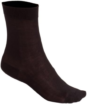 Puresilk: Liner Socks Mid Length-Black-M - Acc