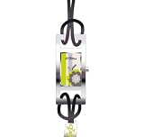 Montre Oxbow - 4504601 - Montre Femme - Quartz Analogique - Bracelet lien Cuir Noir