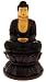 Seated Buddha - Imitation Red Wood Figurine
