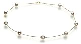 Station White 7-8mm AAA Japanese Akoya Pearl Necklace