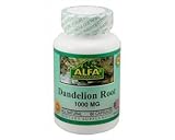 Alfa Vitamins Dandelion Root 500 mg 60 caps Cleans Liver Blood Kidneys