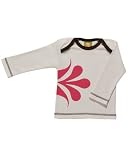 Earthline LS Infant Tee, 6 - 12m, pink/natural