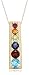 14k Yellow Gold Multi-Gemstone Journey Pendant, 18"