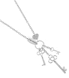 G by GUESS Key Cluster Necklace, SILVER