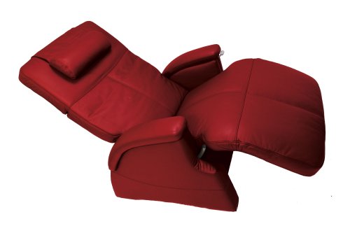 Human Touch Leather Perfect Chair Recliner Zero Anti Gravity Lounger - RED PC-8