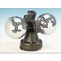 FARBWECHSEL 2 Zwillings DISCOKUGEL SPIEGELKUGEL 32 LED