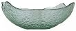 Clear Spanish Large Square Pebbled Surface Recycled Glass Bowl 96oz