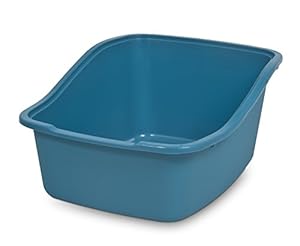 high back cat litter pan