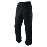 NIKE Herren Trainingshose SQUAD FLEECE CUFF, black/white, M, 410191-010