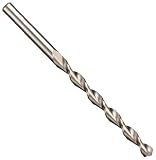 Cleveland 2065 High Speed Steel Jobbers' Length Drill Bit, Gold Oxide Finish, Round Shank, 118 Degree Notch Point, Wire Size #20 (Pack of 10)