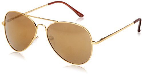 FULL MIRROR Mirrored Metal Aviator Sunglasses