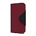 iPhone 6S Case, Cellto PU Leather Wallet Cover Stand and Reversible Magnetic Flap Flip Cover for Apple iPhone 6 (2014) / iPhone 6S (2015) - Wine/Black