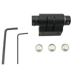 Red Laser Sight With Weaver Mount/Black