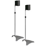 ATLANTIC SPSCUR47 Speaker Stand, 2 pk (Dark Titanium)