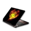 Flaming Heart Notebook Cover Protective Skin Sticker