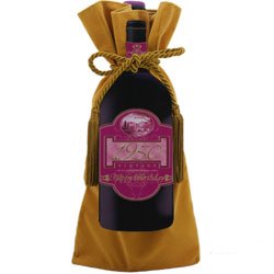 Vintage Year 1950 Wine Bag - Unique 60th Birthday Gift & Card for Wine Connoisseur