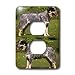 Dogs Australian Cattle - Australian Cattle Dog - Light Switch Covers - 2 plug outlet cover