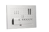 Zeller 11125 Memo-Board Edelstahl 50x35cm mit Utensilien