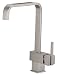 Kitchen & Housewares : Kitchen mixer tap Brushed Steel and Square design (2931BS)