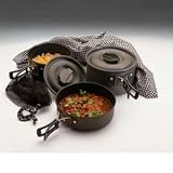 Scouter Black Ice Hard Anodized QT Cook Set