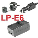 Maxim - LP-E6  Battery Charger / travel adaptor for Canon 5D MkII & 7D, By Maxim Foto Supplies. (compatible with original canon battery)