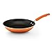 Rachael Ray Classic Brights Hard Enamel Nonstick 12.5-Inch Skillet, Frying Pan, Orange Gradient
