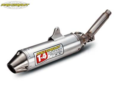 2004-2008 KAWASAKI KX250F: PRO CIRCUIT T-4 SLIP-ON EXHAUST 98db