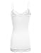 Simlu Lace Camis Cotton Camisole Cami Tank Top Lace Layering Tank Top for Women Small 301 - 2 Pk Black / White