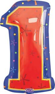 Number 1 Multicolor 20