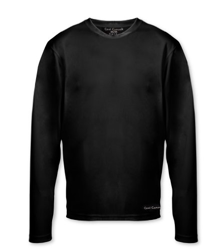 Cool Canuck Men's Long Sleeve Pro Shirt - XX-Large, Black