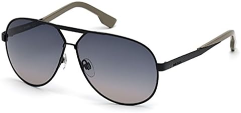 Diesel Men's DL0078 Metal Aviator Full Rim Sunglasses