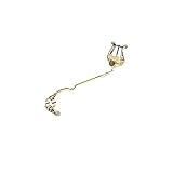 Ameriplate 511G Gold Lacquer One Piece Standard Trombone Lyre