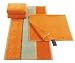 JOOP! Frottier-Handtuch Streifendesign orange