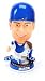 Russell Martin Los Angeles Dodgers MLB Big Head Bobble (Quantity of 1)