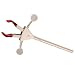 Talboys 916059 Nickel-Plated Zinc 2-Prong Dual Adjustment Multi-Purpose Extension Clamp, 11mm Diameter x 127mm Length Arm, 95mm Grip Size, Large