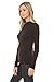 ALYGNE Womens Basic Long Sleeve Mockneck Layer Shirt