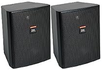 JBL Control 25T 5-1/4" 2-Way Vented Speaker Pair Black