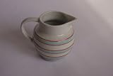 Review Gisela Graham  / Gisela Graham Blue White & Red Stripe Ceramic Milk / Creamer Jug