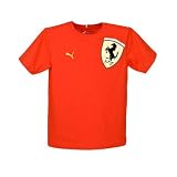 Puma Ferrari Red Kids Graphic Tee