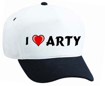 Cover image : I Love Arty White Cap