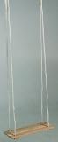 BALANCOIRE EN BOIS MASSIF ET CORDES NYLON REGLABLES POUR TOUT PORTIQUE