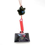 Super Mario Galaxy Mascot Strap & Screen Wiper - Black Star Mario as Boo