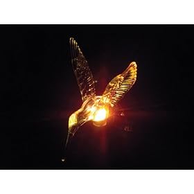 Crystal Kingfisher Solar Glowlight