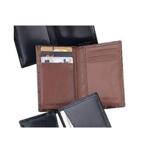 Buy Budd Leather European Crocodile Bidente Credit Card Case by Budd Leather
