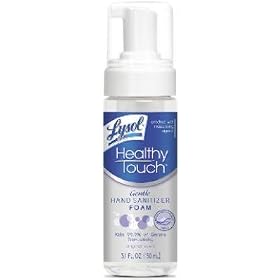 Lysol Healthy Touch Gentle Hand Sanitizer Foam: 1.58 OZ.