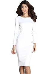 Sexy Cocktail Open-Back Bodycon Dress/Club Dress/Midi Dress 