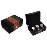Orbita Zurigo 3 Watch Black/ Burl Collectors Case