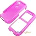 Clear Magenta Shield Protector Case w/ Belt Clip for Kyocera Lingo M1000